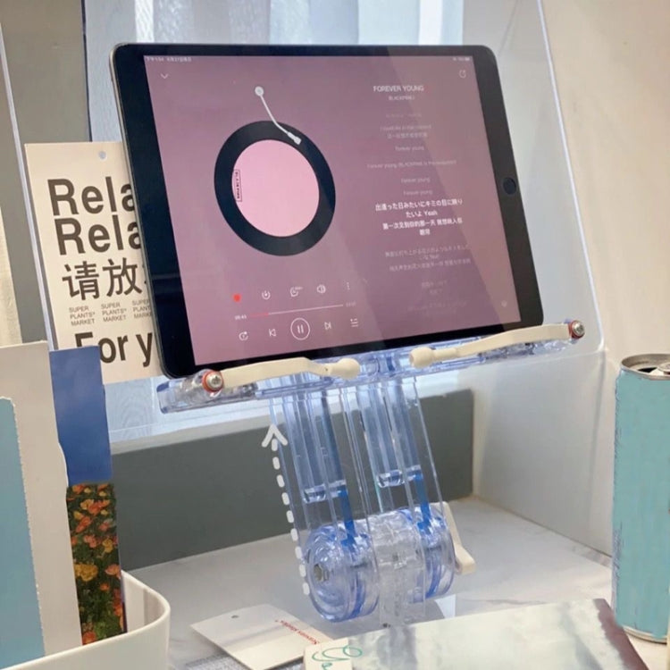 Student Desktop Reading Rack Transparent Acrylic Tablet Stand, A Model Liftable, B Model