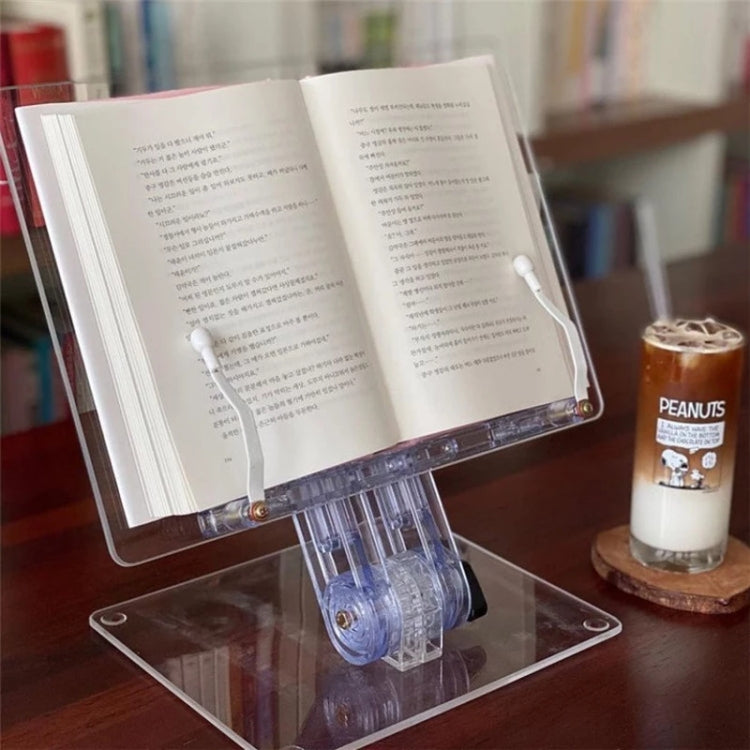 Student Desktop Reading Rack Transparent Acrylic Tablet Stand, A Model Liftable, B Model