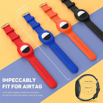 For AirTag 2nd Gen / AirTag 1st Gen Silicone Children Watch Band Protective Case