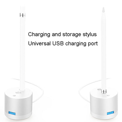 For Apple Pencil 1 USB Charging Adapter Metal Base With LED Indicator, A48 Silver, A48 Black, A48 Rose Gold