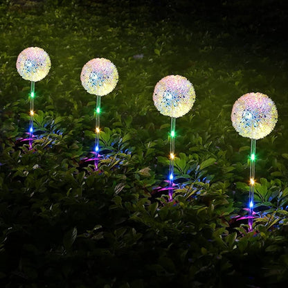 Dandelion Lawn Ground Plug Light Decoration Outdoor Solar LED Garden Lights, Single Head