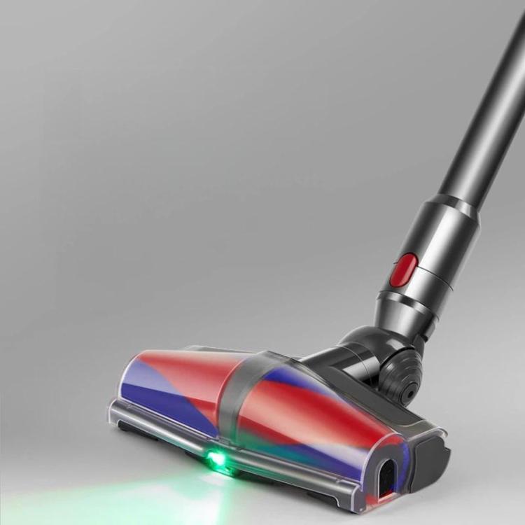 Dual Motor Soft Roller Cleaner Head For Dyson V10 Slim / V12 Slim Anti-Tangle Brush, Green Light Dust Reveal(E0008), E0008 For Dyson V10 Slim / V12 Slim