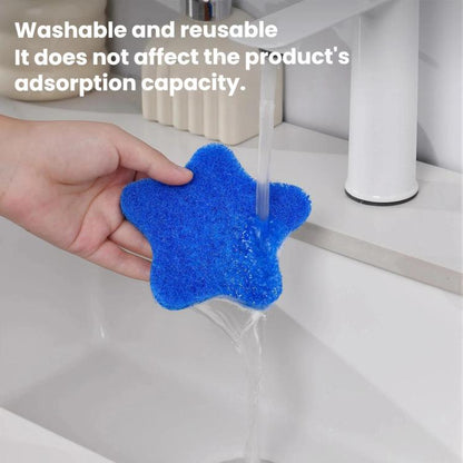 Washing Machine Lint Remover Pet Hair Absorber Drum Cleaner, Blue