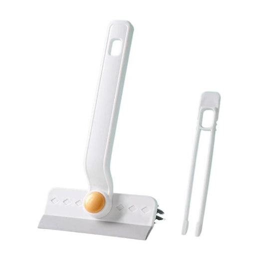 Multifunctional Rotatable Gap Cleaning Brush Glass Scraper For Bathroom Window Floor