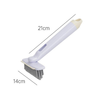Multifunctional Liquid Spray Gap Stiff Brush Bathroom Tile Cleaning Brush