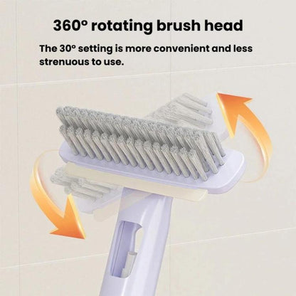 Multifunctional Liquid Spray Gap Stiff Brush Bathroom Tile Cleaning Brush