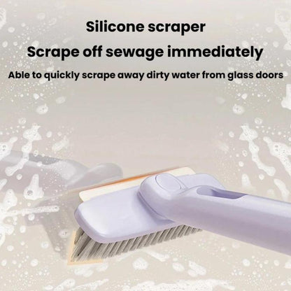 Multifunctional Liquid Spray Gap Stiff Brush Bathroom Tile Cleaning Brush