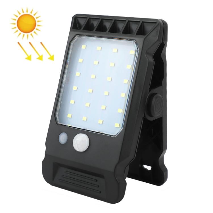 Solar Clip-On Light Outdoor Motion-Sensor Garden Light, 6 Cells 24LEDs, 1 Cell 24LEDs, 6 Cells 24COB, 1 Cell 24COB