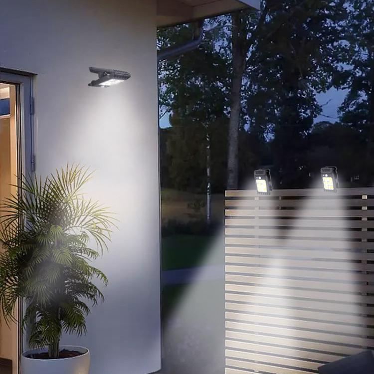 Solar Clip-On Light Outdoor Motion-Sensor Garden Light, 6 Cells 24LEDs, 1 Cell 24LEDs, 6 Cells 24COB, 1 Cell 24COB