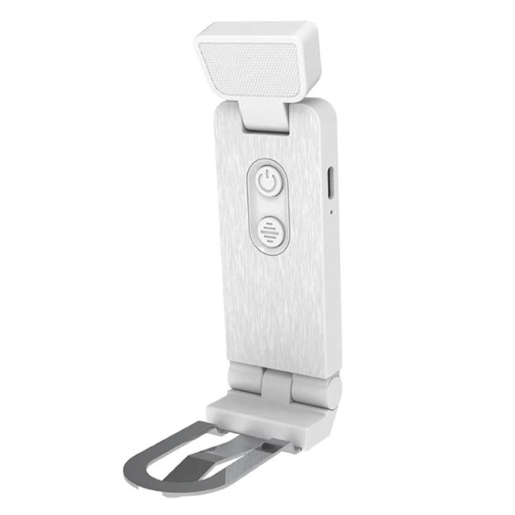 Mini USB Portable Bookmark Lamp Clip-on LED Eye-protection Desk Lamp, 200mAh Black, 200mAh White