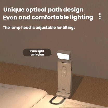 Mini USB Portable Bookmark Lamp Clip-on LED Eye-protection Desk Lamp, 200mAh Black, 200mAh White