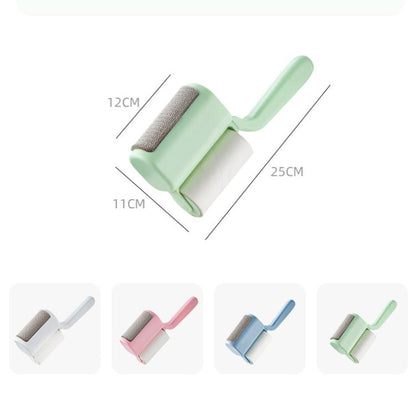 3 In 1 Household Soft-Bristle Brush Dust Remover Lin Roller, White, Pink, Blue, Green