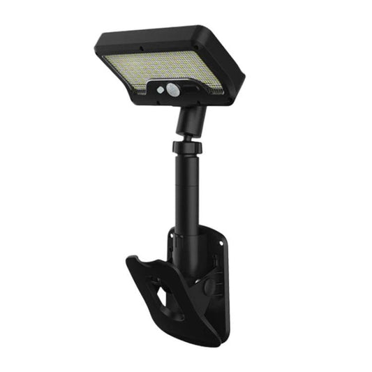 Solar Intelligent Motion Sensor Clip-On Light Outdoor Courtyard & Lawn Lamp, White Light, Warm Light, Three-Color Light Black, Three-Color Light White