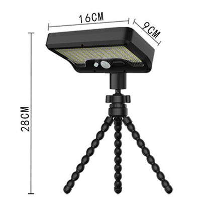 Octopus Style Solar Motion Sensor Waterproof Light Outdoor Smart Courtyard Light, White Light Black, Warm Light Black, White Light White, Warm Light Wight, Three-Color Light White, Three-Color Light Black