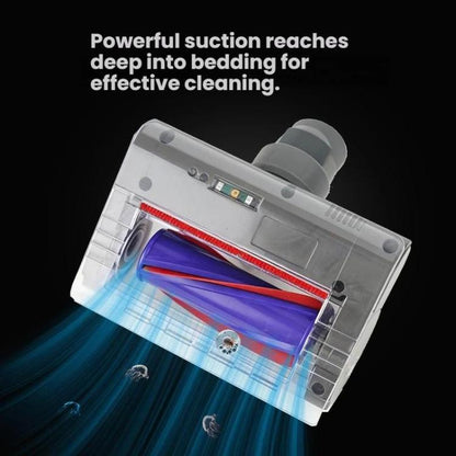 Dust Mite Removal Brush Head With Light for Dyson V7 V8 V10 V11 V15 Cordless Vacuum Cleaner Anti-Tangle Mini Motorized Tool