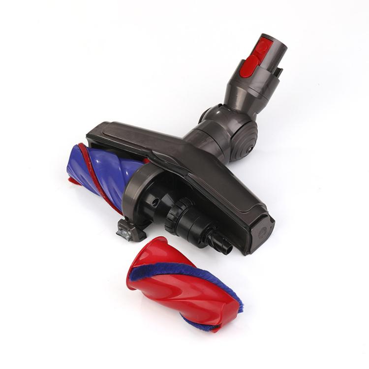 Dual Soft Roller Cleaner Head for Dyson V7 V8 V10 V11 V15 Vacuum Cleaners Motorized Floor Brush Attachment with Green LED Dust Detection