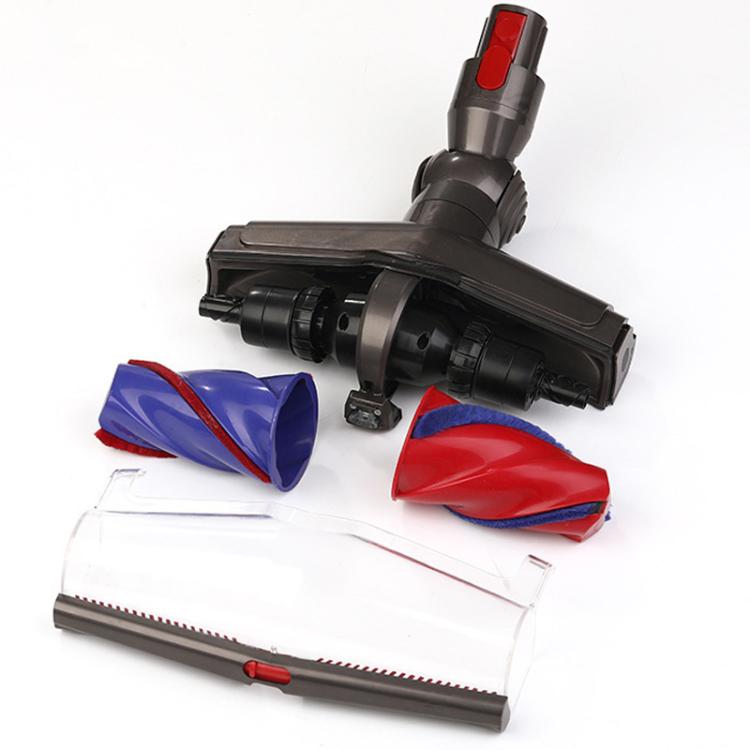 Dual Soft Roller Cleaner Head for Dyson V7 V8 V10 V11 V15 Vacuum Cleaners Motorized Floor Brush Attachment with Green LED Dust Detection