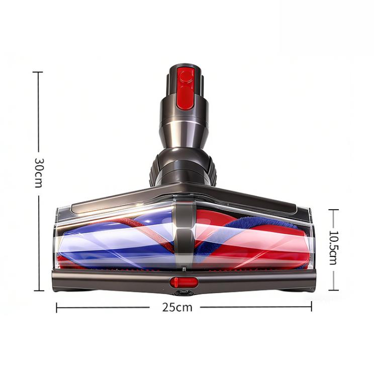 Dual Soft Roller Cleaner Head for Dyson V7 V8 V10 V11 V15 Vacuum Cleaners Motorized Floor Brush Attachment with Green LED Dust Detection