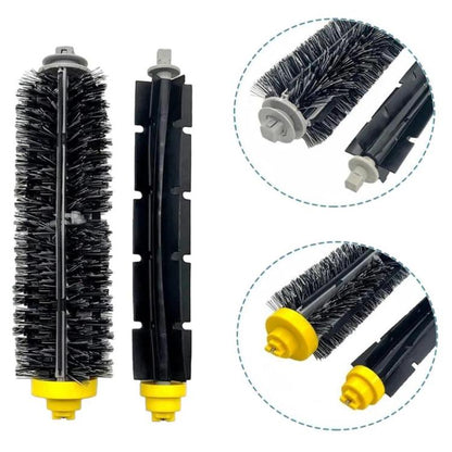 For IRobot Roomba 650 / 600 Series Sweeper Accessories Brush Filter & Triangle Side Brush, 15 in 1