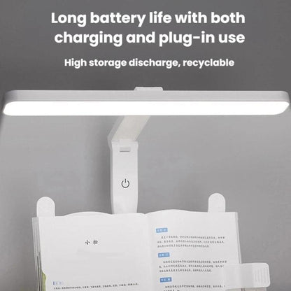 Xiajule Multifunctional Bookshelf Eye-Caring Desk Lamp, Adjustable Brightness LED Bedroom Reading Light