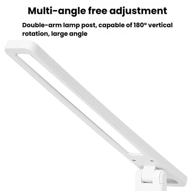 Xiajule Three-Color Temperature LED Folding Eye-Caring Desk Lamp, USB Stepless Dimmable Reading Light For Bedroom Dormitory, Plug-in, Rechargeable 500mAh, Rechargeable 800mAh, Rechargeable 1200mAh