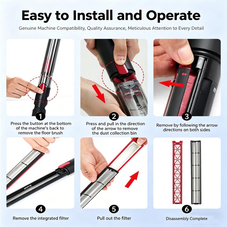 Replacement Filter For Dyson PencilVac Fluffycones / SV50 Cleaner