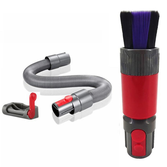 Scratch-Free Dusting Brush Accessories Kit For Dyson V7 V8 V10 V11 V15 Vacuum Attachment Set, 3-in 1 Red, 3-in-1 Gray, 4-in-1 Red, 4-in-1 Gray