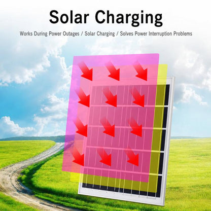 Solar Pedestal Fan With 18000mAh Battery 16 inch Standing Fan