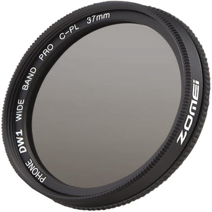 ZOMEI Camera Filter 37MM CPL Polarizer Mobile Phone External Lens, 37MM