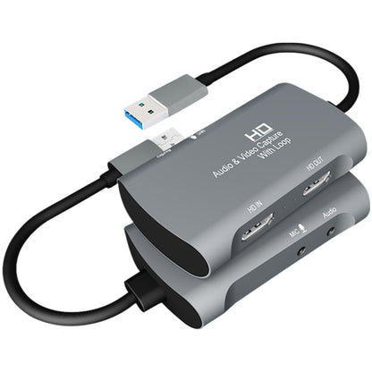Z30 HDMI Female + Mic to HDMI Female + Audio + USB 2.0 Video Capture Box, Z30