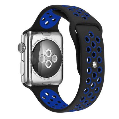 For Apple Watch Ultra 49mm&Watch Ultra 2 49mm / Series 10 46mm / 9&8&7 45mm / SE 3&SE 2&6&SE&5&4 44mm / 3&2&1 42mm Fashionable Classical Silicone Sport Watch Band(Grey Yellow), WA1231A, WA1231B, WA1231BG, WA1231BH, WA1231BL, WA1231BM, WA1231BR, WA1231B...