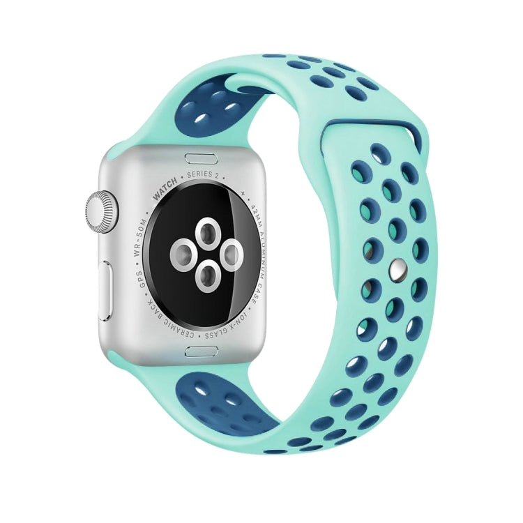 For Apple Watch Ultra 49mm&Watch Ultra 2 49mm / Series 10 46mm / 9&8&7 45mm / SE 3&SE 2&6&SE&5&4 44mm / 3&2&1 42mm Fashionable Classical Silicone Sport Watch Band(Grey Yellow), WA1231A, WA1231B, WA1231BG, WA1231BH, WA1231BL, WA1231BM, WA1231BR, WA1231B...