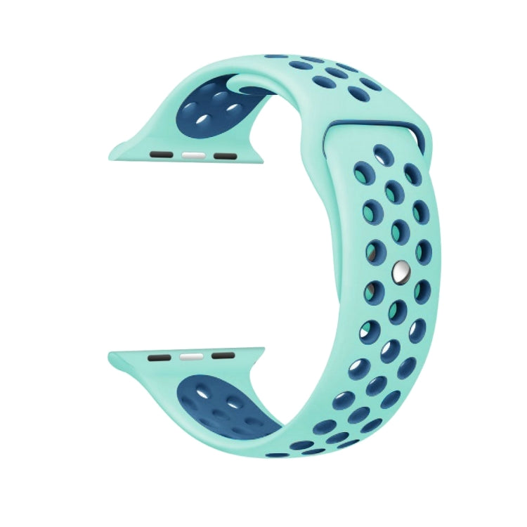 For Apple Watch Ultra 49mm&Watch Ultra 2 49mm / Series 10 46mm / 9&8&7 45mm / SE 3&SE 2&6&SE&5&4 44mm / 3&2&1 42mm Fashionable Classical Silicone Sport Watch Band(Grey Yellow), WA1231A, WA1231B, WA1231BG, WA1231BH, WA1231BL, WA1231BM, WA1231BR, WA1231B...