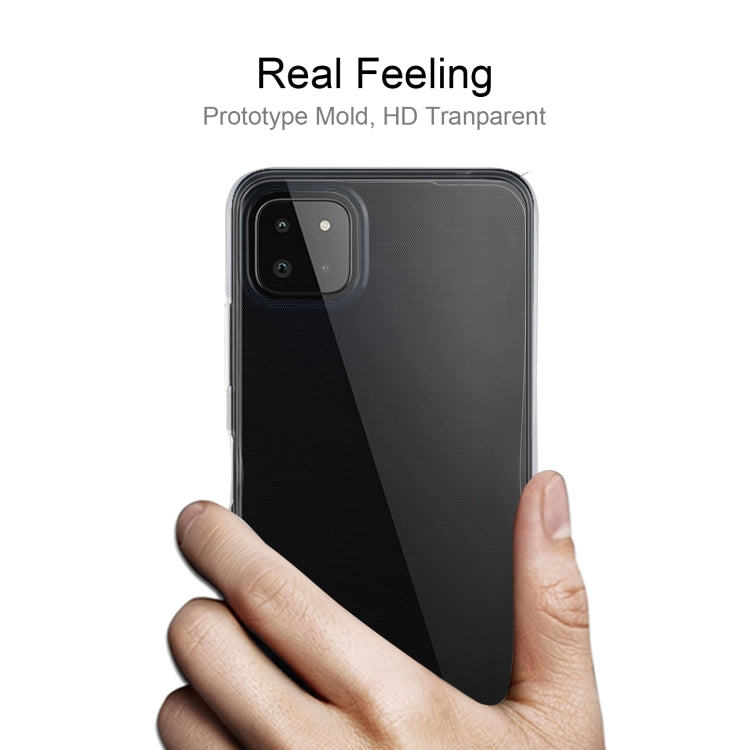 For Samsung Galaxy A22 5G 0.75mm Ultra-thin Transparent TPU Soft Protective Case, For Samsung Galaxy A22 5G
