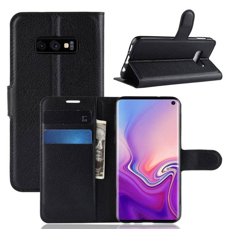 Litchi Texture Horizontal Flip Leather Case For Galaxy S10e, Galaxy S10e(Black), Galaxy S10e(Brown), Galaxy S10e(Red), Galaxy S10e(white)